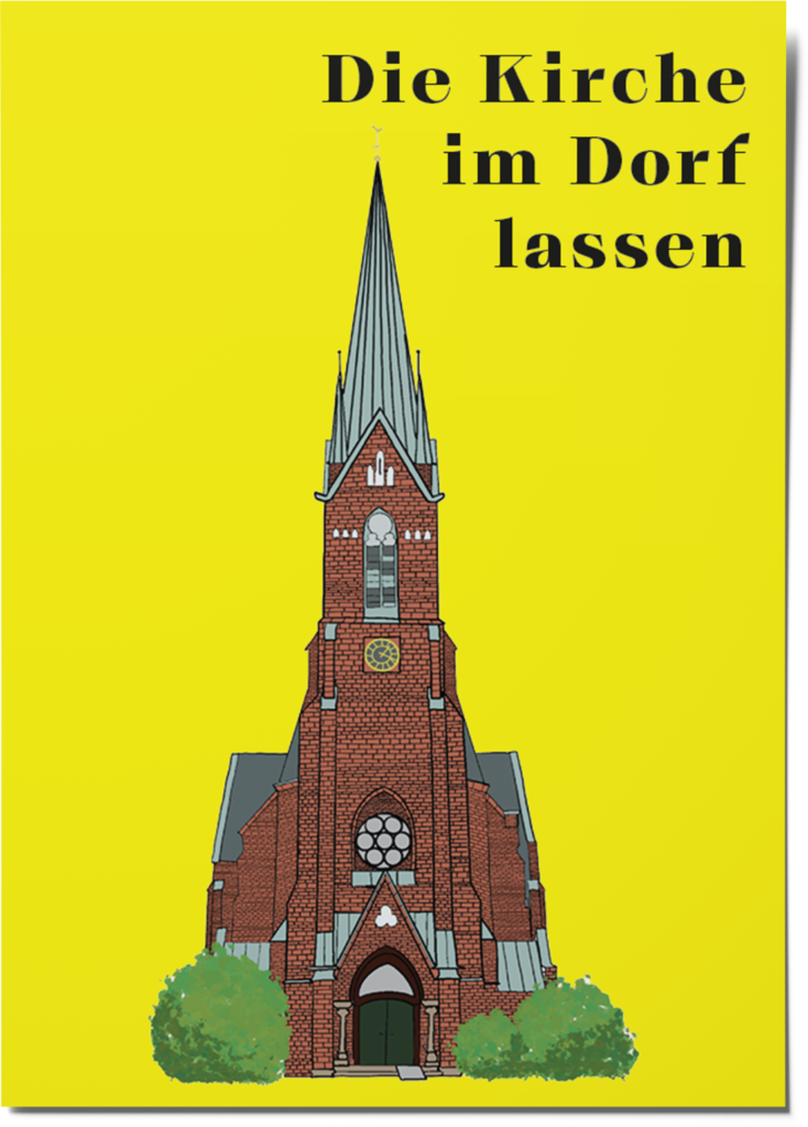 Postkarte - Evangelische Kirche, Blankenese